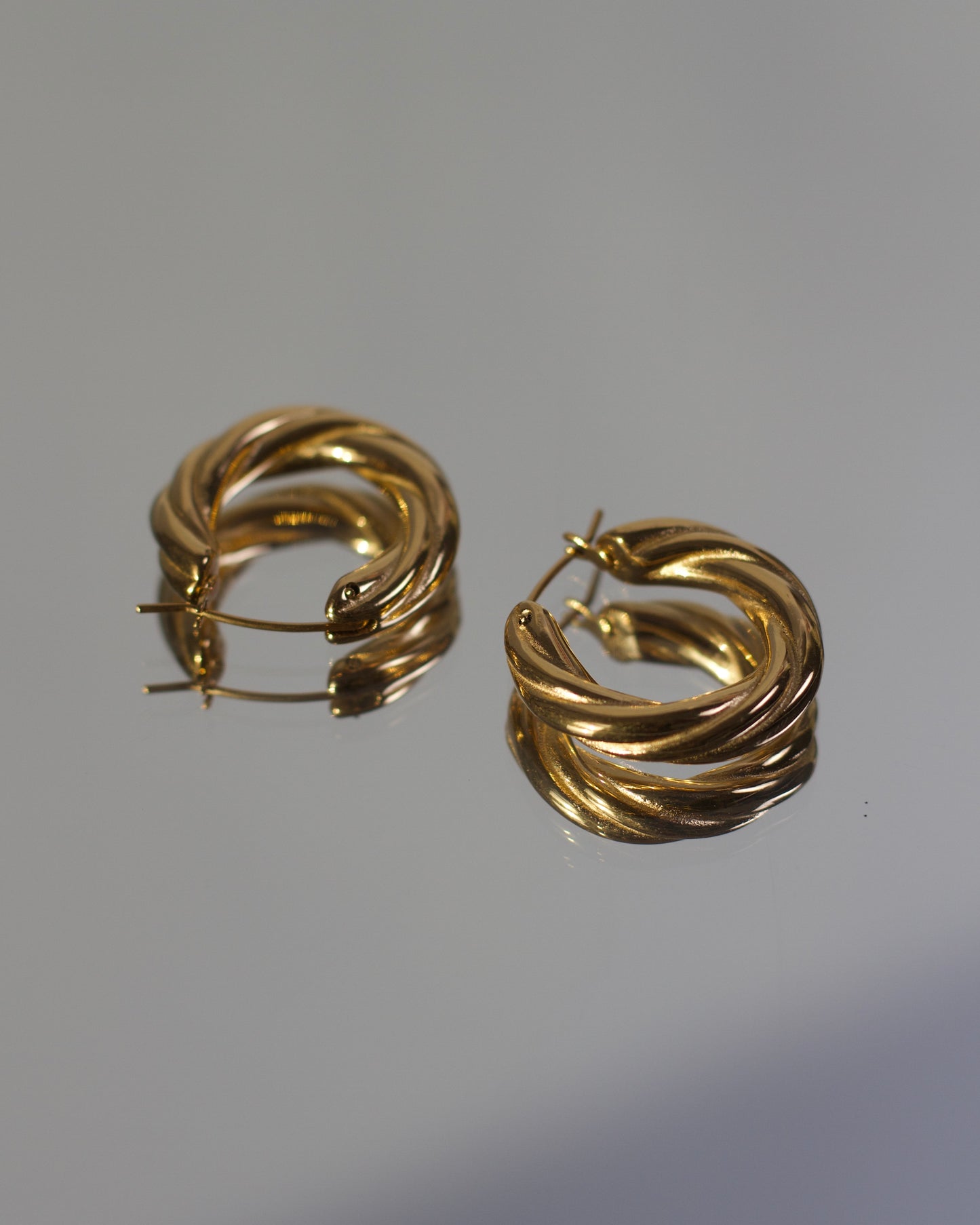 Twist Hoop Earrings